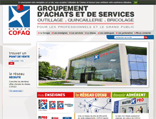 Tablet Screenshot of cofaq.fr